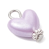 Imitation Shell & Pearl Acrylic Pendants PALLOY-JF04518-01-4
