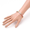 Polymer Clay Heishi Beads Stretch Bracelets BJEW-JB05710-01-3