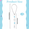 Flower Alloy Pendant Decoration AJEW-WH20018-12A-2