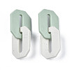 Handmade Polymer Clay Linking Rings CLAY-N010-033-04-3