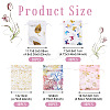 50Pcs 5 Styles Hot Stamping Organza Gift Bags OP-TA0001-03-3