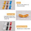 36Pcs 6 Colors Aluminum Alloy Guyline Cord Adjuster AJEW-FH0001-45-2