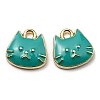 Golden Plated Alloy Charms ENAM-L042-01G-03-2