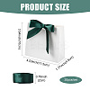 White Cardboard Paper Wedding Candy Boxes with Ribbon CON-FZC0002-002B-4