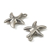304 Stainless Steel Pendants. Starfish Charm STAS-A190-03P-2