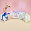 Hollow Stroller BB Car Carriage Candy Box wedding party gifts with Ribbons CON-BC0004-97E-7