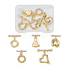  Jewelry 10 Sets 5 Styles Brass Toggle Clasps KK-PJ0001-25-1