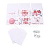 Rectangle Paper Greeting Cards DIY-F096-15-1