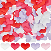 500Pcs 5 Colors Polyester Sponge Heart Shaped Confetti for Party Decoration DIY-CY0003-21A-1