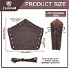 Adjustable PU Leather Cord Bracelet with Wax Cotton Cords LS-AJEW-WH0248-455A-2