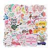Mother's Day Self-Adhesive Paper Gift Tag Stickers AJEW-Z019-01C-1