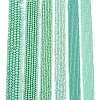 Electroplate Opaque Solid Color Glass Beads Strands LS-EGLA-A044-P4mm-L14-2