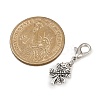 10Pcs Tibetan Style Alloy Shoe Charms HJEW-JM04169-01-4