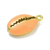 Rack Plating Brass Enamel Pendants KK-G515-19G-03-2