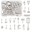 38Pcs 19 Styles Alloy Pendants FIND-FS0003-89-1