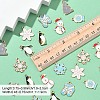 10Pcs 10 Styles Winter Themed Alloy Enamel Pendants ENAM-YW0005-21-3