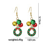 Christmas Alloy Dangle Earrings FS-WGC5D36-23-1