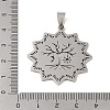 Non-Tarnish 201 Stainless Steel Pendants STAS-s126-05P-3