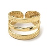 304 Stainless Steel Open Cuff Rings RJEW-Z018-23G-2