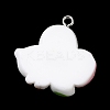Cute Opaque Resin Pendants LS-RESI-L038-07P-02-3
