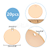 20Pcs Copper Sheets KK-WR0001-24B-2