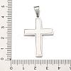 Brushed 304 Stainless Steel Pendants STAS-P421-15P-3