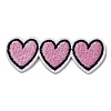 Triple Heart Appliques X-DIY-D080-06-1