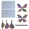 DIY Butterfly Wing & Round Pendant Silicone Molds LS-SIMO-B004-01-1
