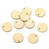 201 Stainless Steel Stamping Blank Tag Pendants STAS-T058-10mm-G-1