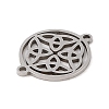 Non-Tarnish 201 Stainless Steel Connector Charms STAS-S126-02P-2