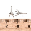 304 Stainless Steel Stud Earring Findings STAS-B091-02C-05P-3