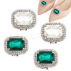 4Pcs 2 Colors Iron Shoe Buckle Clips FIND-AR0004-48-1