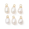Natural Cultured Freshwater Pearl Pendants PALLOY-JF05438-01-1