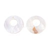 Natural Freshwater Shell Pendants SHEL-T020-45B-3