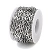Tarnish Resistant Vacuum Plating 304 Stainless Steel Link Chains CHS-H026-16P-3