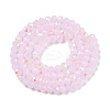 Electroplate Glass Beads Strands EGLA-A044-J4mm-L02-3
