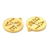 304 Stainless Steel Pendants STAS-F231-038G-A-3