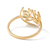 Hollow Out Lotus 304 Stainless Steel Finger Ring for Women LS-RJEW-E073-06G-3