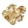 Christmas Alloy Colorful Rhinestone Brooches LS-JEWB-U009-10I-2