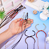 12Pcs 3 Colors Braided Nylon Cord Bracelet Making MAK-TA0001-30-5
