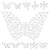 200Pcs 10 Styles 201 Stainless Steel Charms STAS-SC0002-87-1