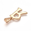 304 Stainless Steel Pendants STAS-F106-95G-R-01-2