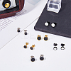 12Pcs 6 Colors 304 Stainless Steel Enamel Stud Earrings for Men Women EJEW-FI0002-94-4