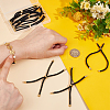 10Pcs Twisted Nylon Cord Slider Bracelet Making MAK-UN0001-54A-2