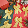 Christmas PVC Glitter Bowknot AJEW-SP0003-72A-02-4