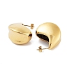 Ion Plating(IP) 304 Stainless Steel Stud Earrings EJEW-K281-06G-2