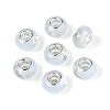 Transparent Resin Rondelle European Beads RESI-N044-02E-1