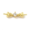 Brass Micro Pave Cubic Zirconia Peg Bails LS-KK-K371-19G-1