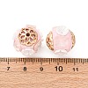 Handmade Resin Indonesia Round Beads IPDL-P005-09KCG-01-3