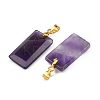 Natural Amethyst Faceted Pendants G-L623-03G-06-2